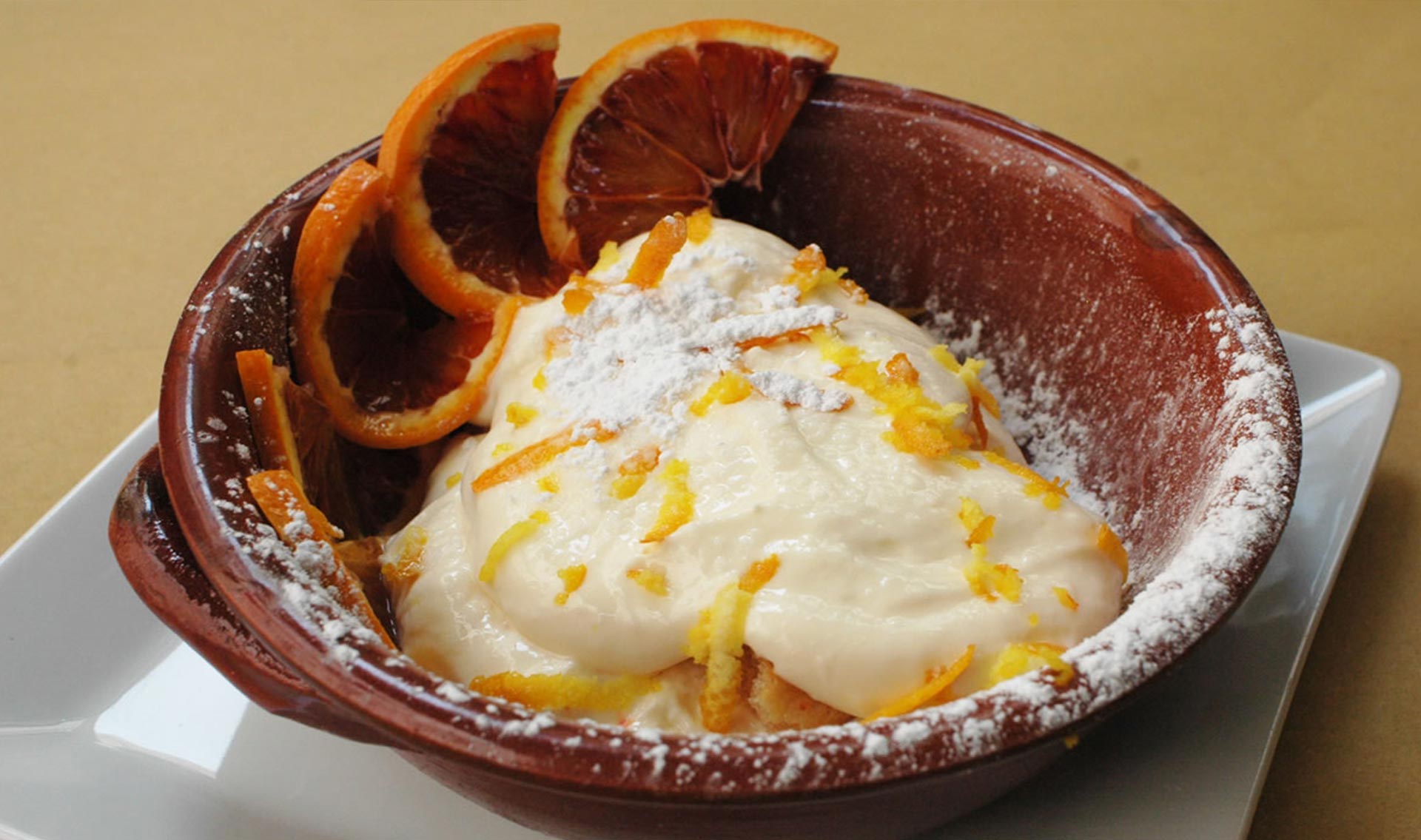 Orange Tiramisù del Ristorante 433 Roma Piazza Navona Governo Vecchio